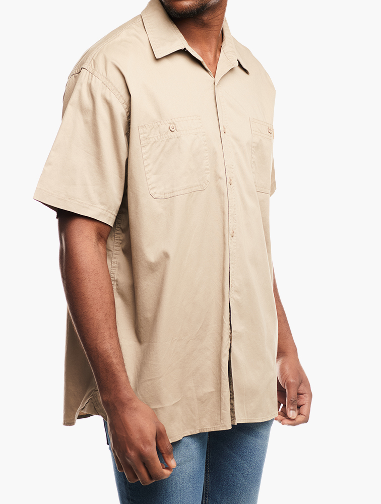 MyRunway | Shop Jeep Khaki Jeep Work Shirt for Men from MyRunway.co.za